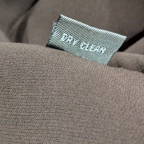 Kate Hill Women's Blazer, Size 12, Brown, Single Breasted, Notch Collar, Pockets - Picture 13 of 15